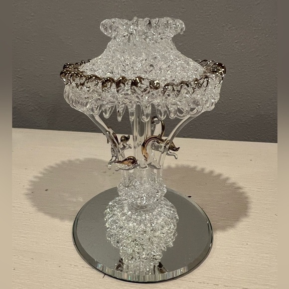 Vintage Rare Baron Glass Carousel Horse Blown Glass Figurine - Picture 3 of 10